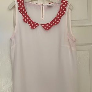 Disney Lauren Conrad polka dot collar